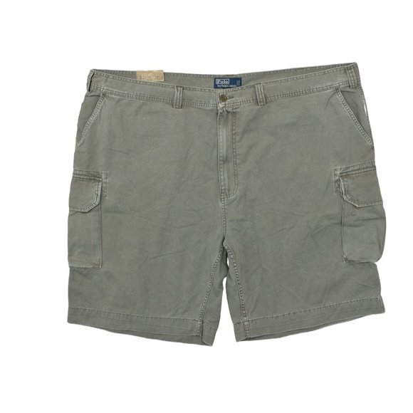 NEW Vintage Ralph Lauren Gellar Fatigue Cargo Shorts! 50 B Weathered Olive Green - Picture 1 of 4
